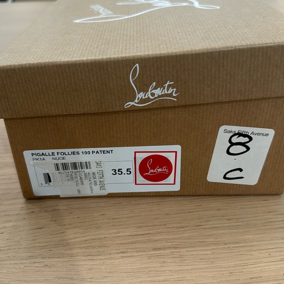 Christian Louboutin Pigalle 100mm Patent Calf Leather in Blush - Picture 6 of 7